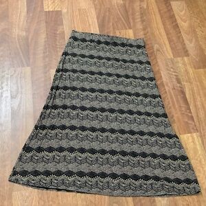 J.Jill Boho Maxi skirt w stretch fits like L